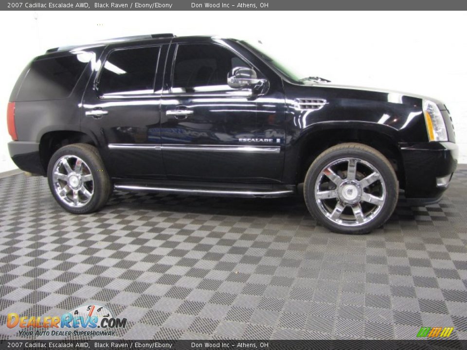 2007 Cadillac Escalade AWD Black Raven / Ebony/Ebony Photo #3