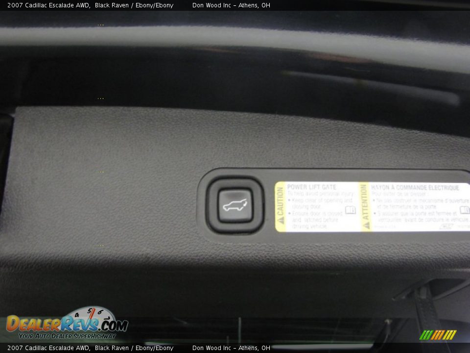2007 Cadillac Escalade AWD Black Raven / Ebony/Ebony Photo #6