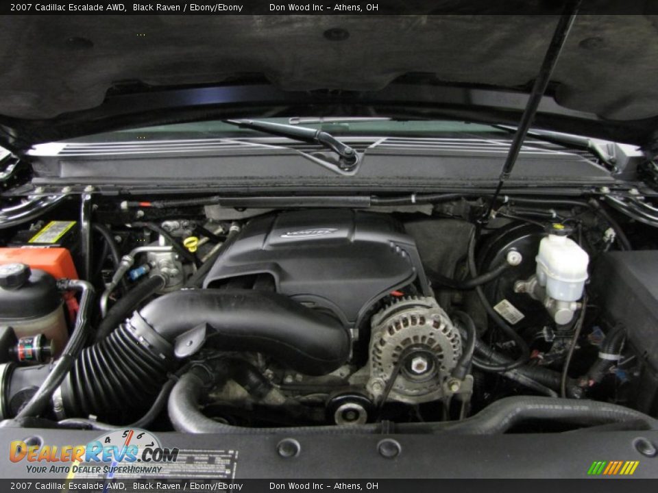 2007 Cadillac Escalade AWD Black Raven / Ebony/Ebony Photo #7