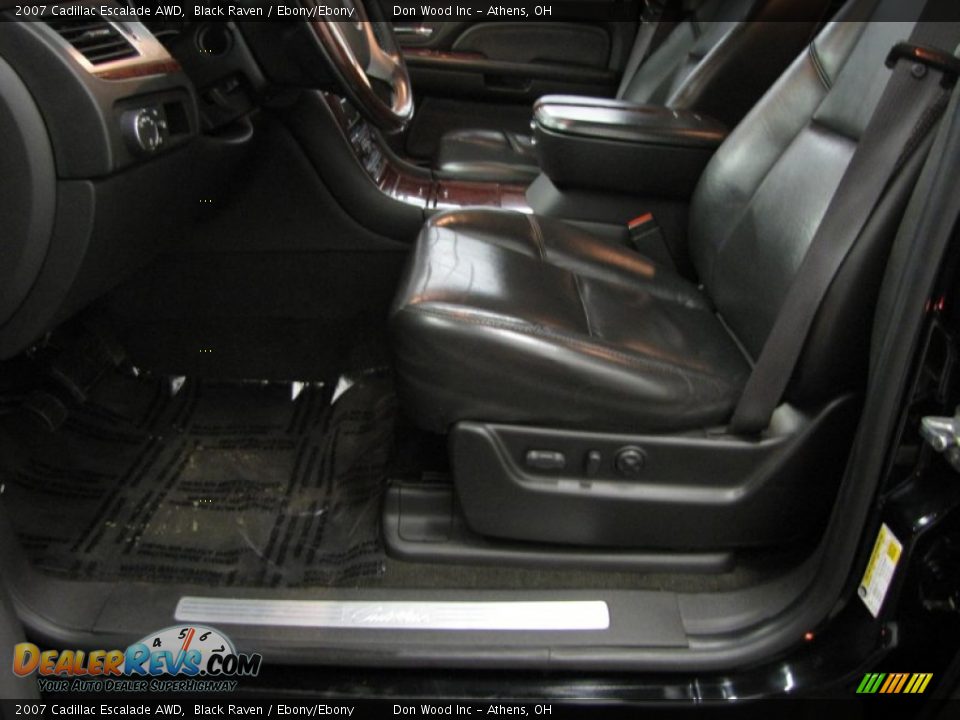 2007 Cadillac Escalade AWD Black Raven / Ebony/Ebony Photo #8