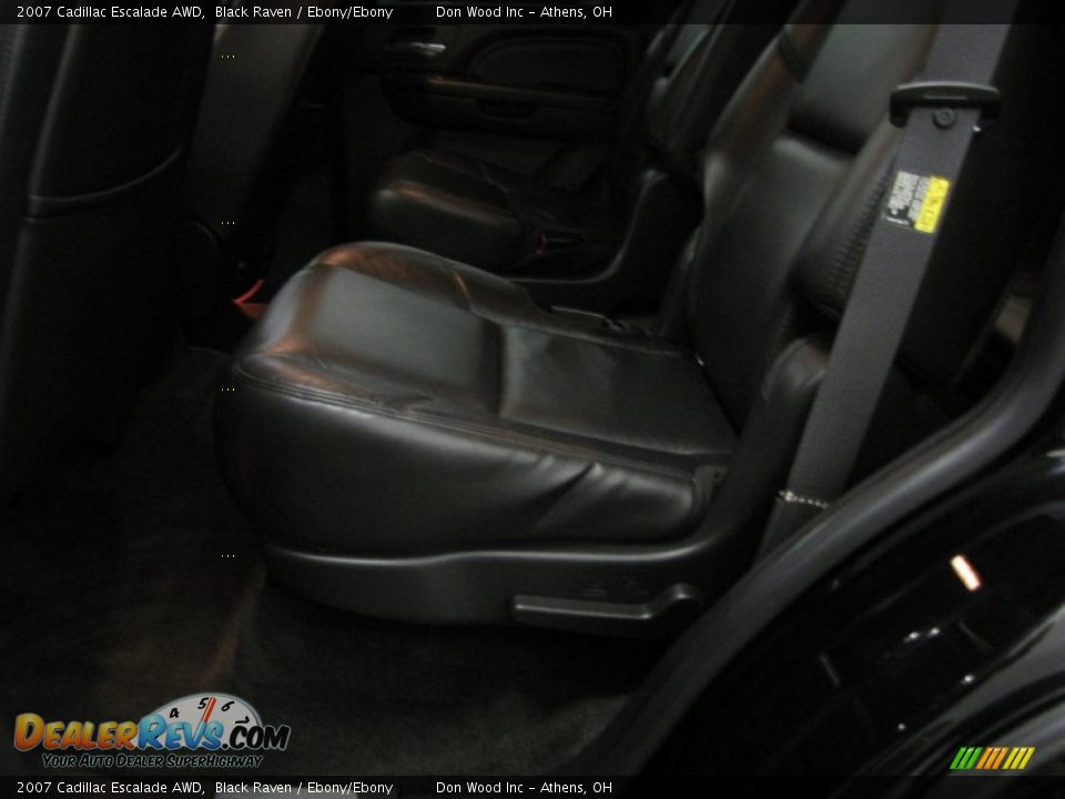 2007 Cadillac Escalade AWD Black Raven / Ebony/Ebony Photo #9