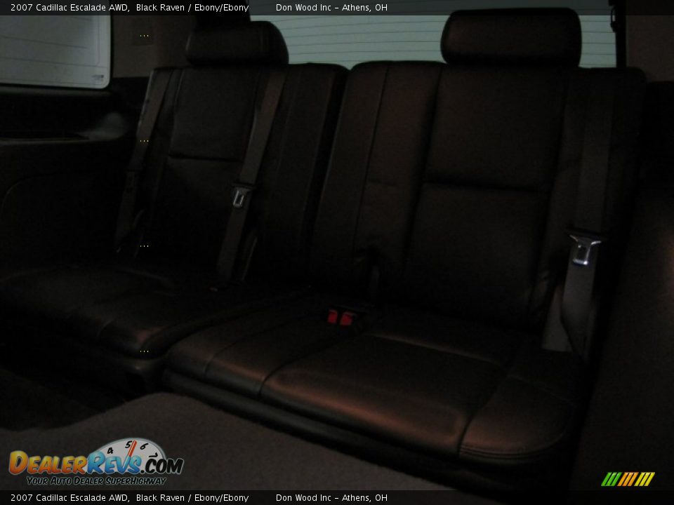 2007 Cadillac Escalade AWD Black Raven / Ebony/Ebony Photo #10