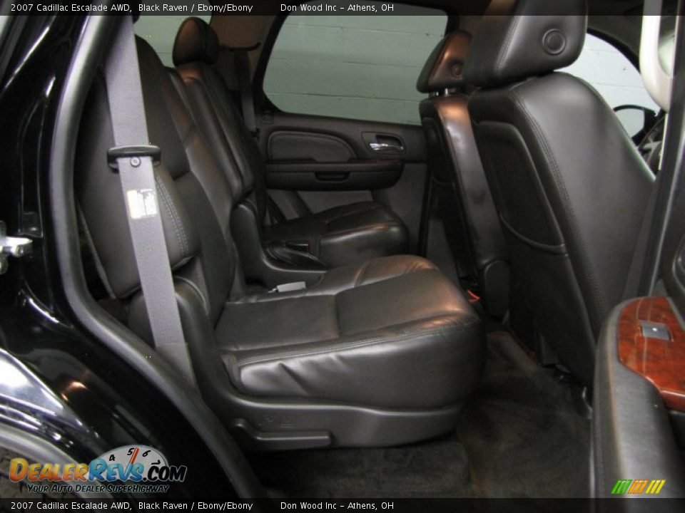 2007 Cadillac Escalade AWD Black Raven / Ebony/Ebony Photo #12