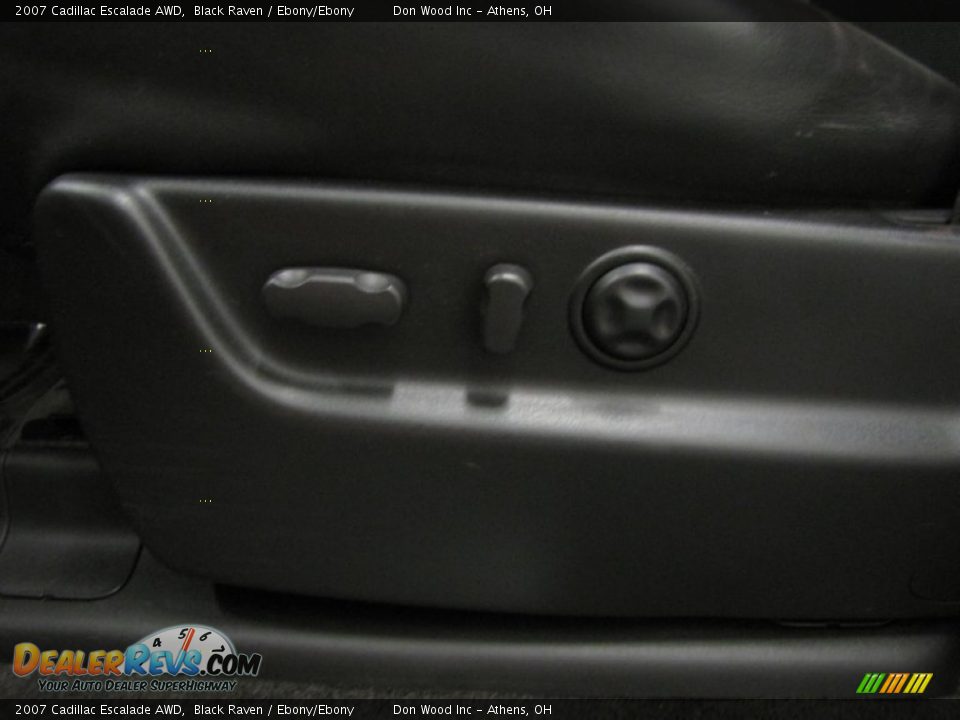 2007 Cadillac Escalade AWD Black Raven / Ebony/Ebony Photo #14