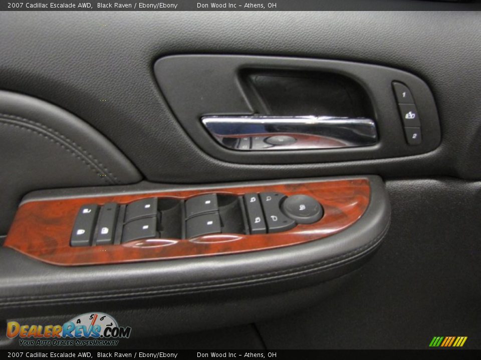 2007 Cadillac Escalade AWD Black Raven / Ebony/Ebony Photo #16