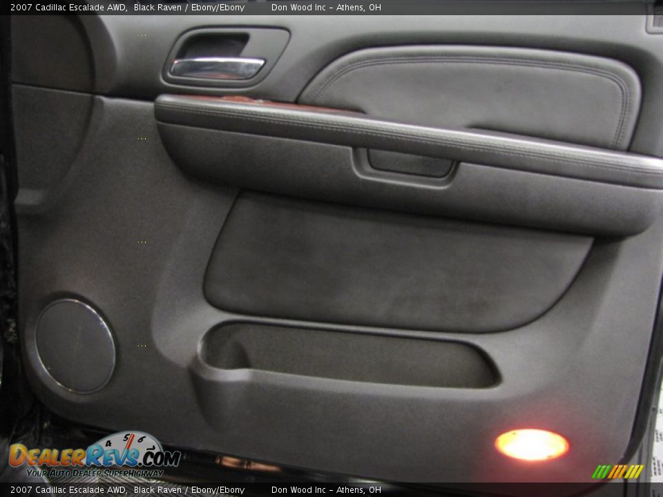 2007 Cadillac Escalade AWD Black Raven / Ebony/Ebony Photo #19