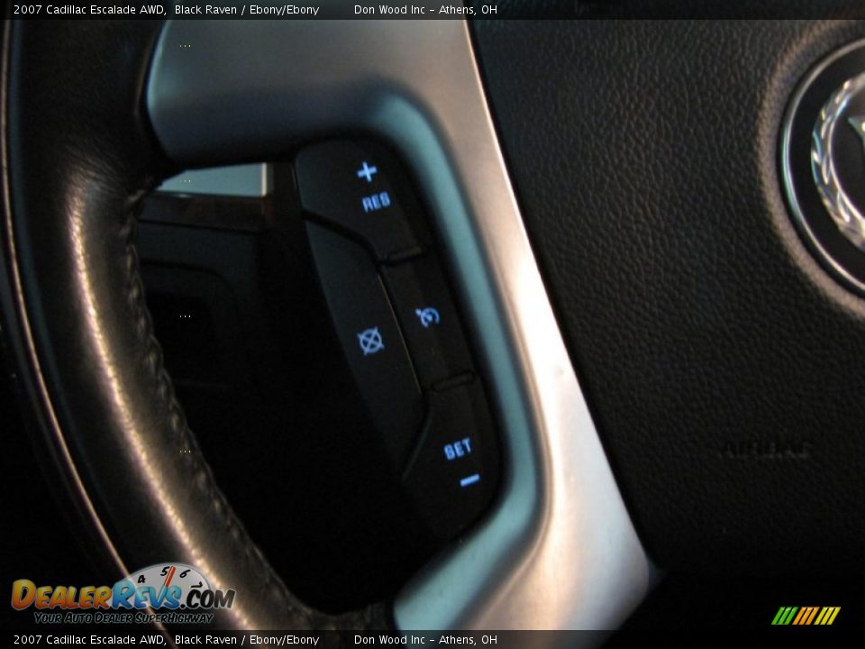 2007 Cadillac Escalade AWD Black Raven / Ebony/Ebony Photo #21
