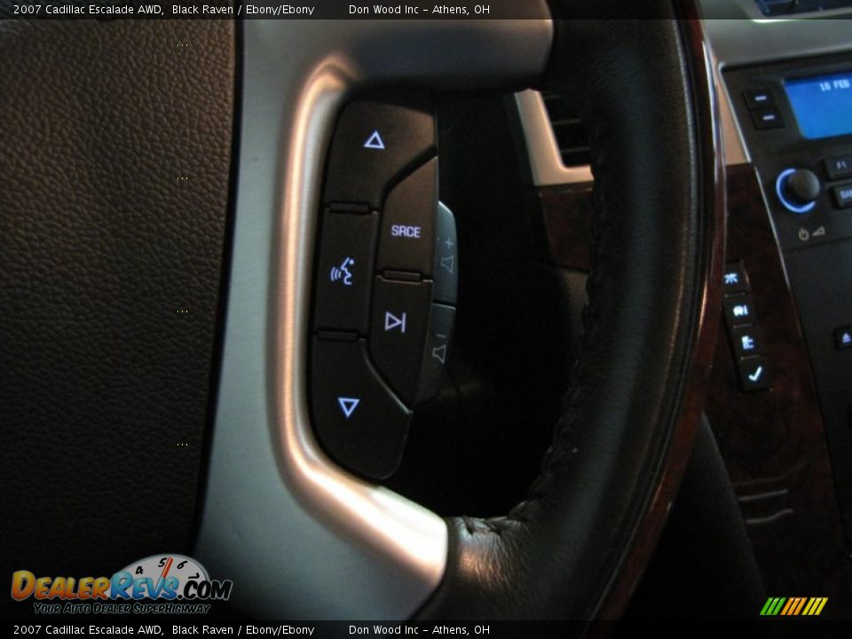 2007 Cadillac Escalade AWD Black Raven / Ebony/Ebony Photo #22