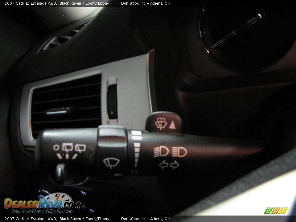 2007 Cadillac Escalade AWD Black Raven / Ebony/Ebony Photo #23