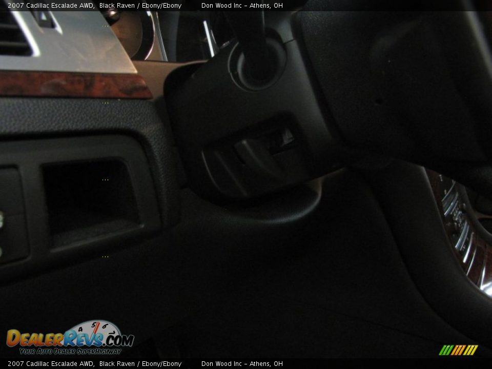 2007 Cadillac Escalade AWD Black Raven / Ebony/Ebony Photo #24