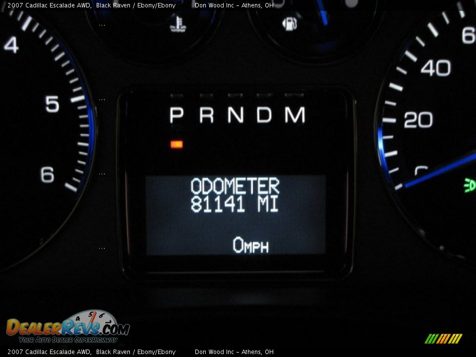 2007 Cadillac Escalade AWD Black Raven / Ebony/Ebony Photo #25