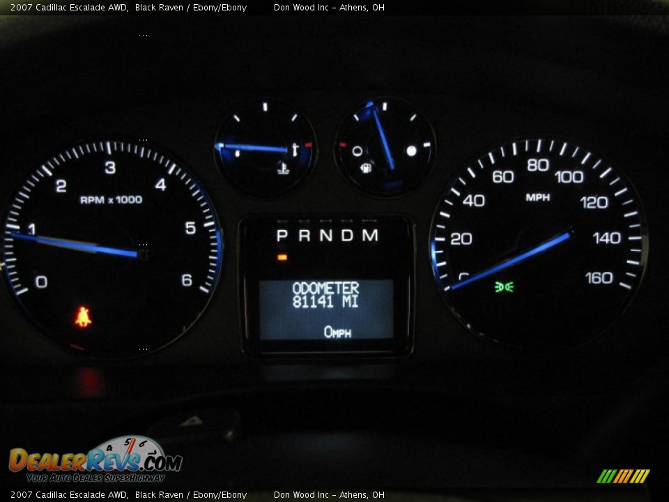 2007 Cadillac Escalade AWD Black Raven / Ebony/Ebony Photo #26