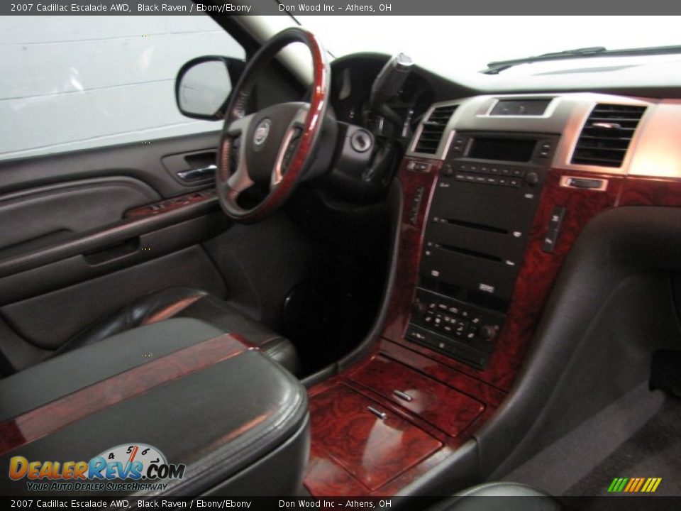 2007 Cadillac Escalade AWD Black Raven / Ebony/Ebony Photo #27