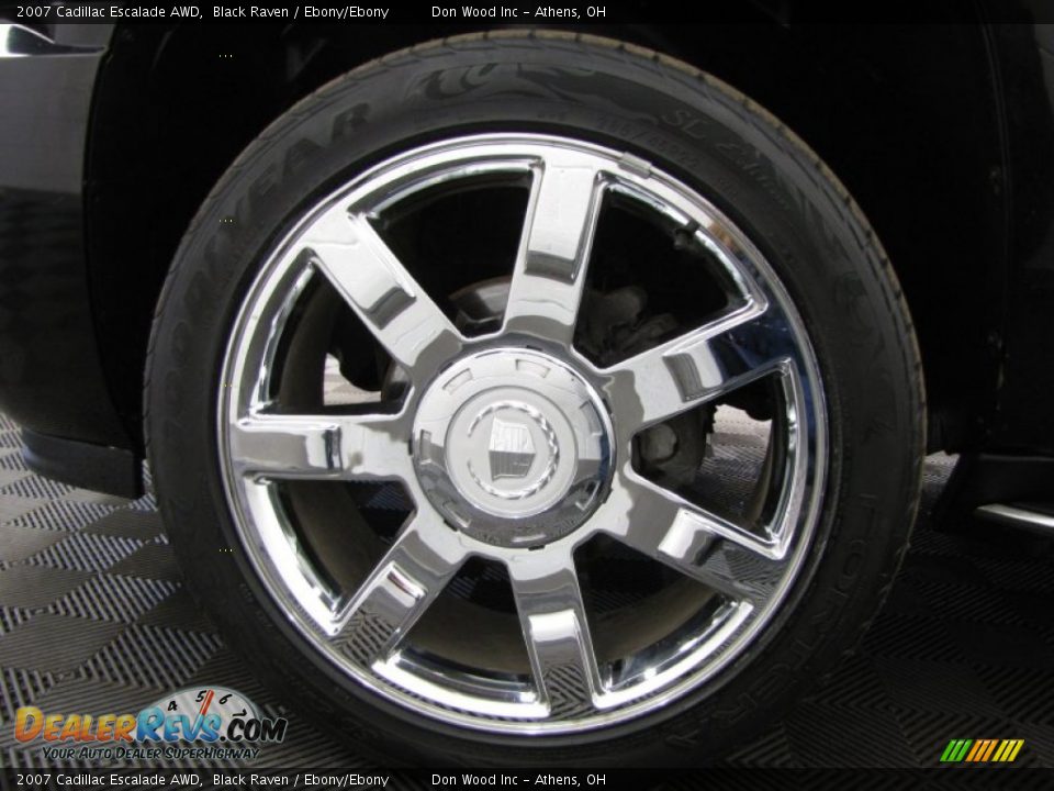 2007 Cadillac Escalade AWD Black Raven / Ebony/Ebony Photo #30
