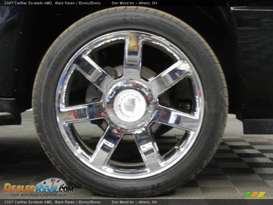 2007 Cadillac Escalade AWD Black Raven / Ebony/Ebony Photo #31