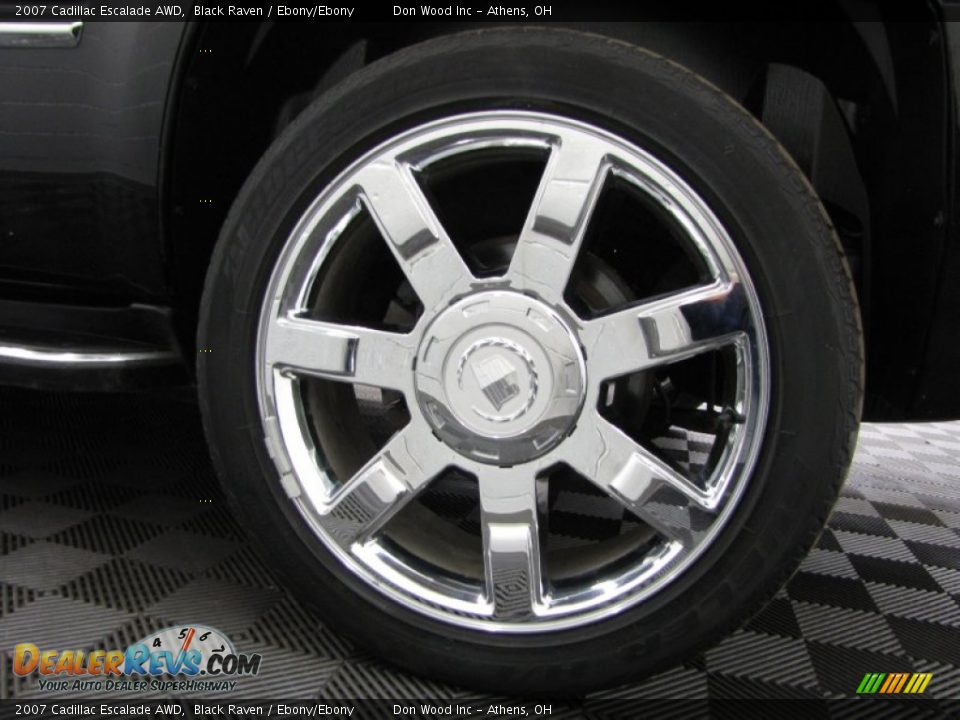 2007 Cadillac Escalade AWD Black Raven / Ebony/Ebony Photo #32