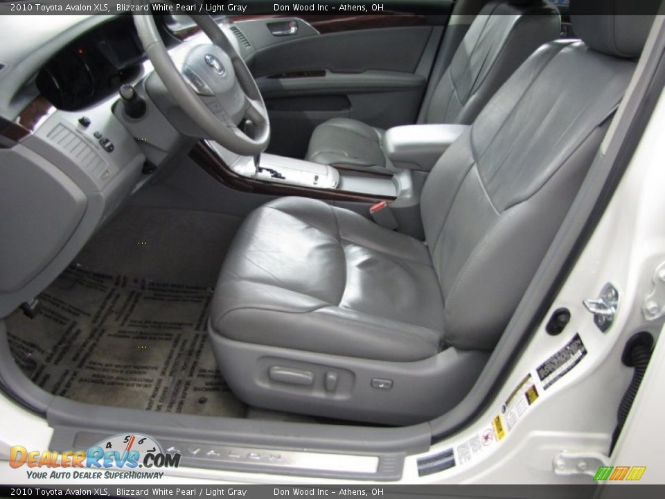 2010 Toyota Avalon XLS Blizzard White Pearl / Light Gray Photo #6