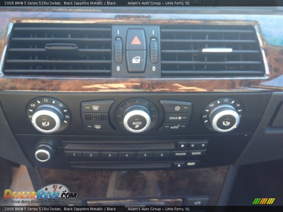 2008 BMW 5 Series 528xi Sedan Black Sapphire Metallic / Black Photo #12