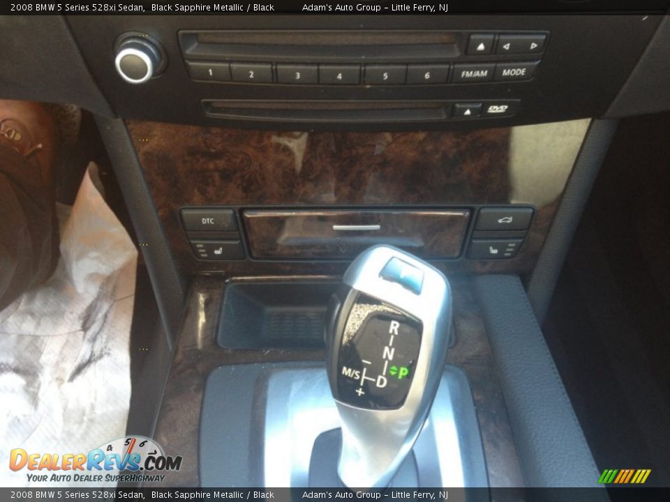 2008 BMW 5 Series 528xi Sedan Black Sapphire Metallic / Black Photo #13
