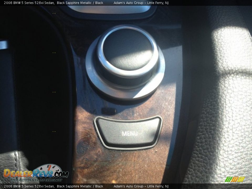 2008 BMW 5 Series 528xi Sedan Black Sapphire Metallic / Black Photo #14