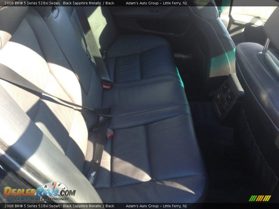 2008 BMW 5 Series 528xi Sedan Black Sapphire Metallic / Black Photo #18