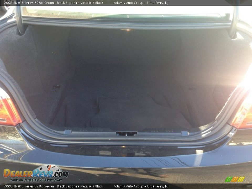 2008 BMW 5 Series 528xi Sedan Black Sapphire Metallic / Black Photo #21