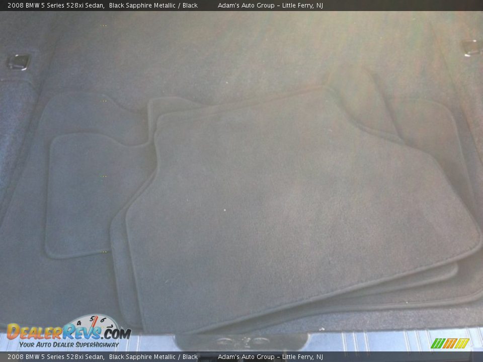 2008 BMW 5 Series 528xi Sedan Black Sapphire Metallic / Black Photo #22