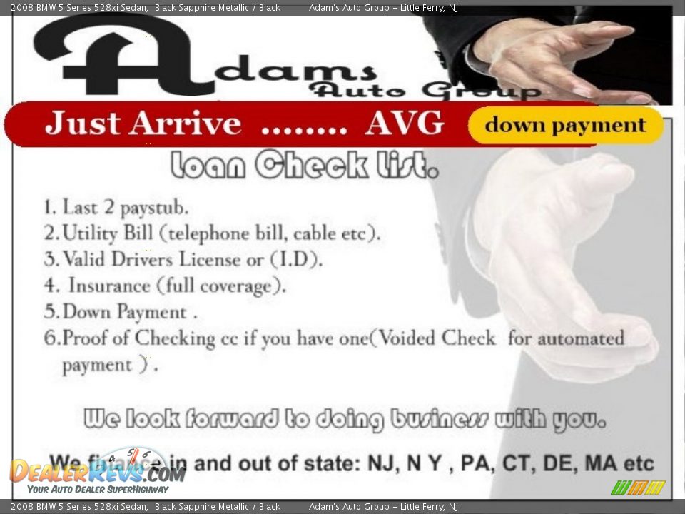 2008 BMW 5 Series 528xi Sedan Black Sapphire Metallic / Black Photo #24