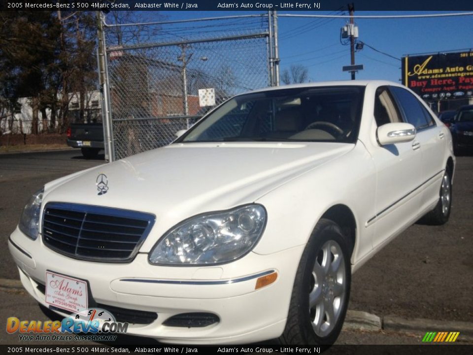 2005 Mercedes-Benz S 500 4Matic Sedan Alabaster White / Java Photo #1
