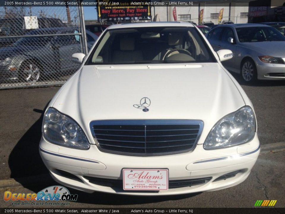 2005 Mercedes-Benz S 500 4Matic Sedan Alabaster White / Java Photo #2