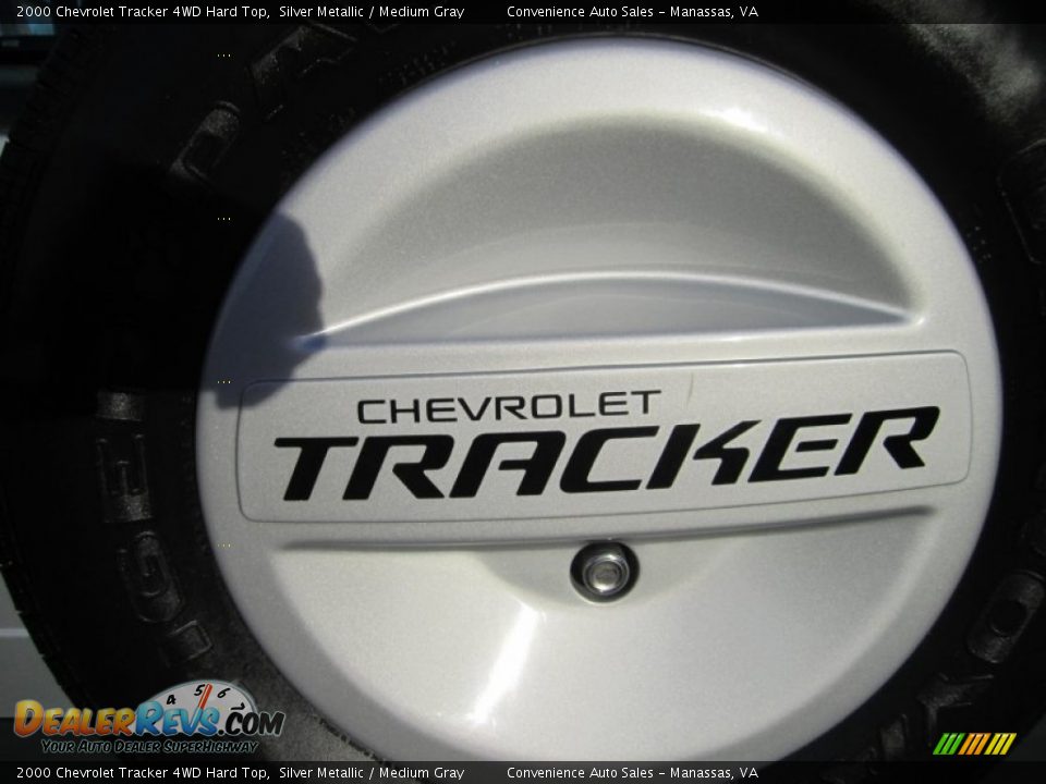 2000 Chevrolet Tracker 4WD Hard Top Silver Metallic / Medium Gray Photo #12