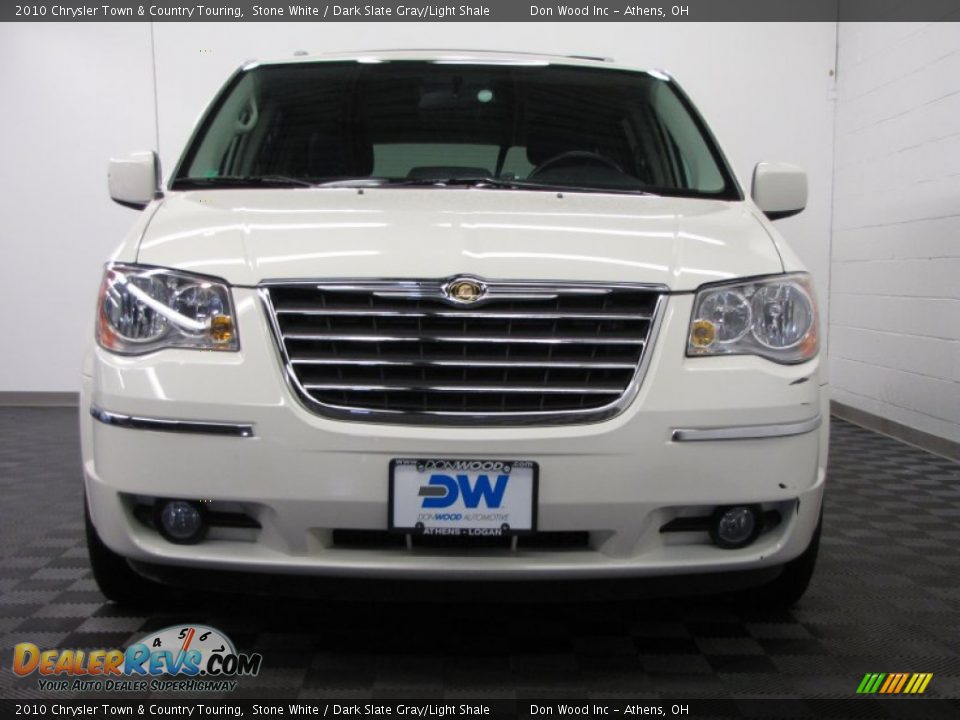 2010 Chrysler Town & Country Touring Stone White / Dark Slate Gray/Light Shale Photo #2