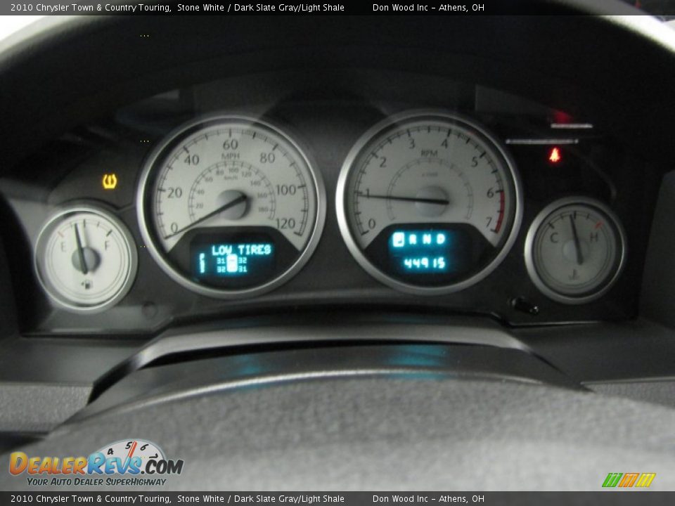 2010 Chrysler Town & Country Touring Stone White / Dark Slate Gray/Light Shale Photo #22