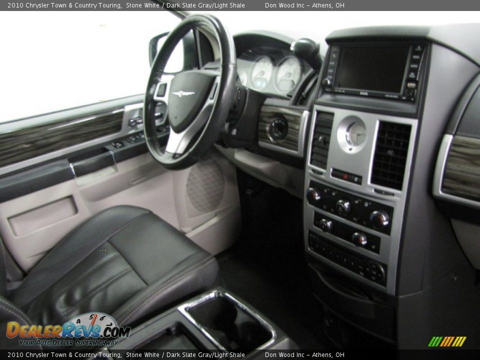 2010 Chrysler Town & Country Touring Stone White / Dark Slate Gray/Light Shale Photo #24