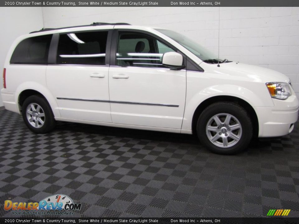 2010 Chrysler Town & Country Touring Stone White / Medium Slate Gray/Light Shale Photo #3