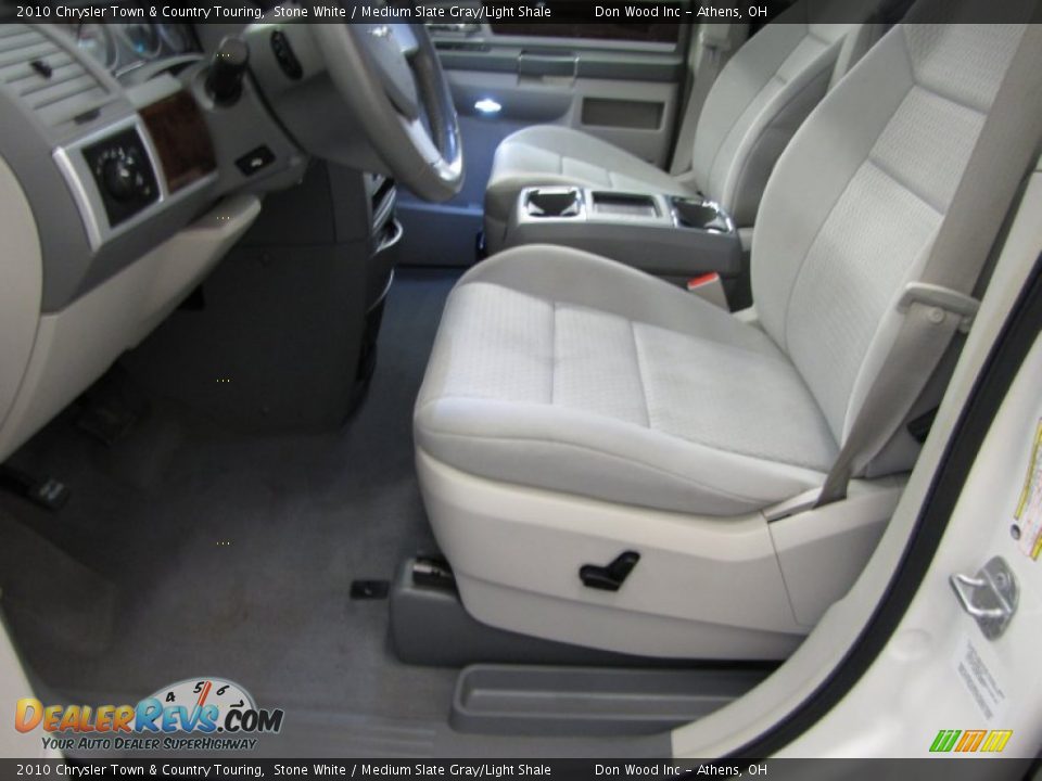2010 Chrysler Town & Country Touring Stone White / Medium Slate Gray/Light Shale Photo #8
