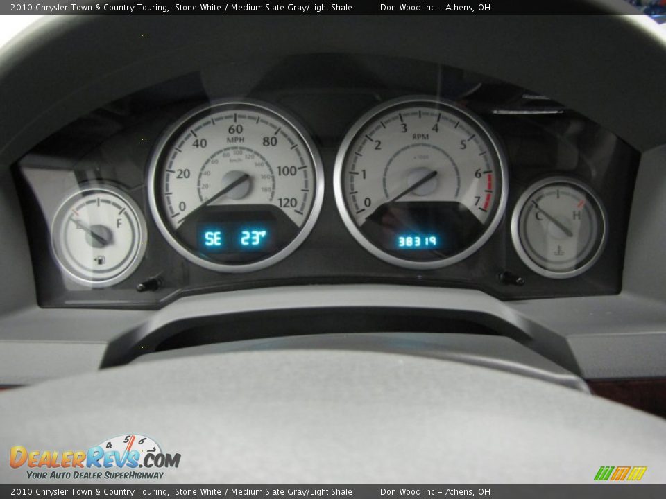 2010 Chrysler Town & Country Touring Stone White / Medium Slate Gray/Light Shale Photo #21