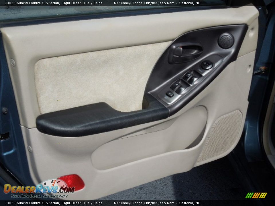 Door Panel of 2002 Hyundai Elantra GLS Sedan Photo #10