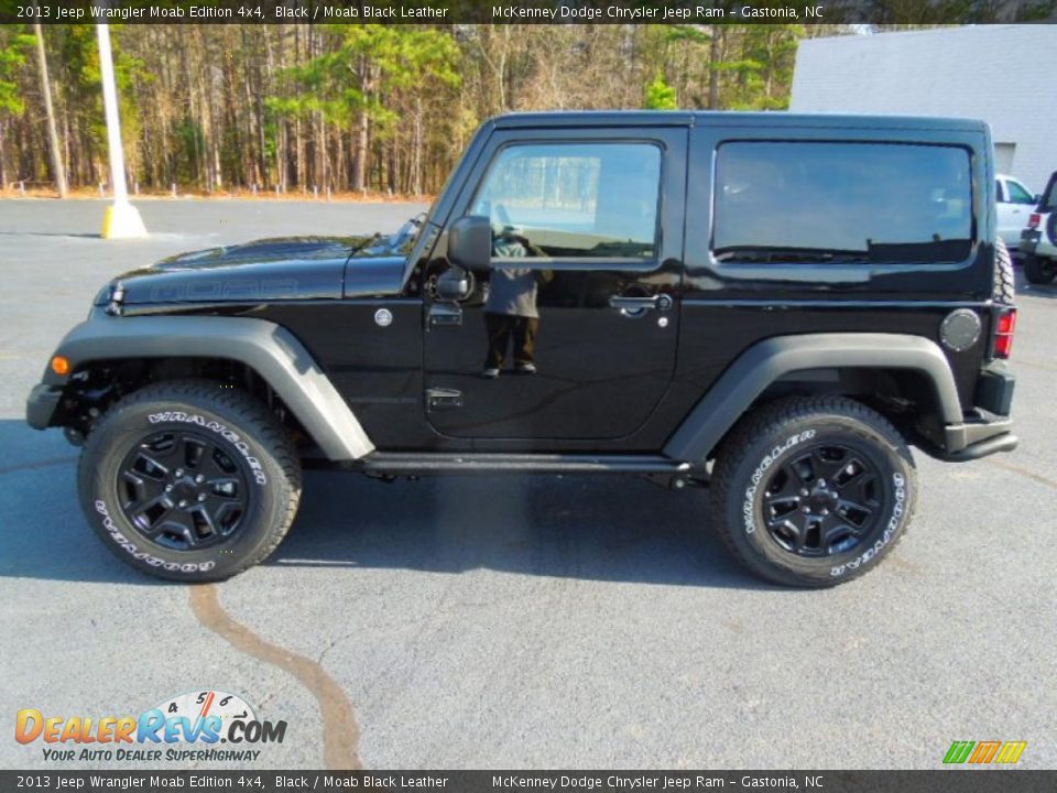 Black 2013 Jeep Wrangler Moab Edition 4x4 Photo #3