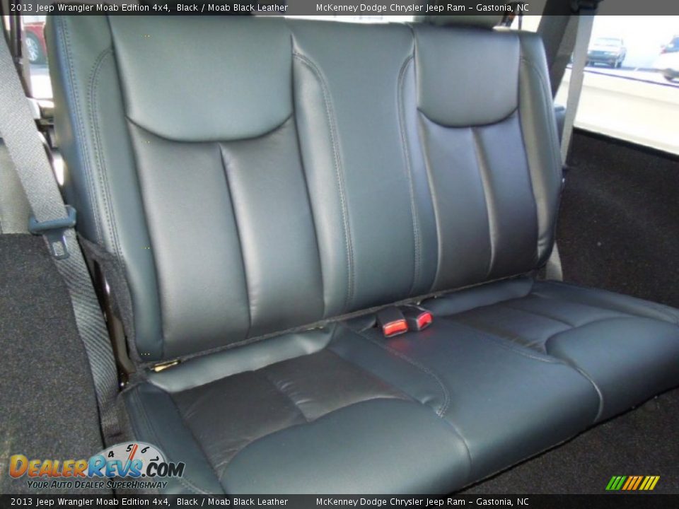 Rear Seat of 2013 Jeep Wrangler Moab Edition 4x4 Photo #18