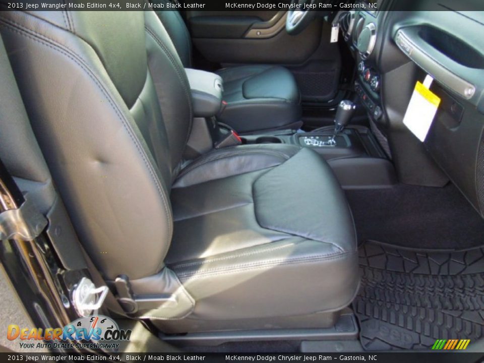 Front Seat of 2013 Jeep Wrangler Moab Edition 4x4 Photo #19