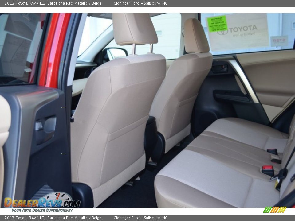 Rear Seat of 2013 Toyota RAV4 LE Photo #12