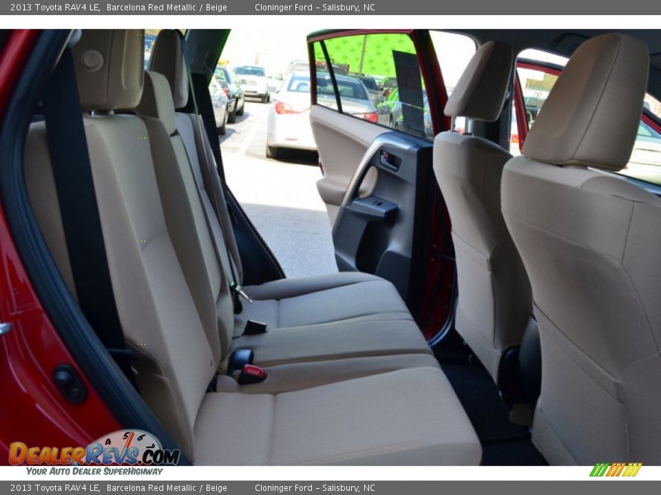 Rear Seat of 2013 Toyota RAV4 LE Photo #14