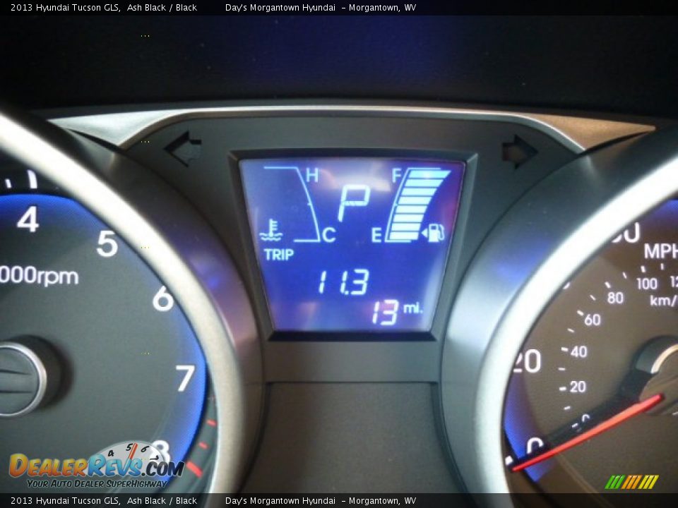2013 Hyundai Tucson GLS Ash Black / Black Photo #20