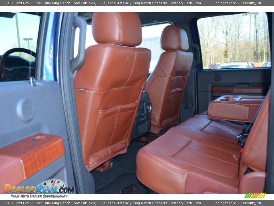 Rear Seat of 2013 Ford F250 Super Duty King Ranch Crew Cab 4x4 Photo #12