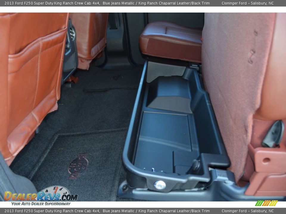 Rear Seat of 2013 Ford F250 Super Duty King Ranch Crew Cab 4x4 Photo #13