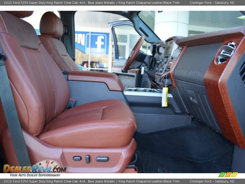 Front Seat of 2013 Ford F250 Super Duty King Ranch Crew Cab 4x4 Photo #15