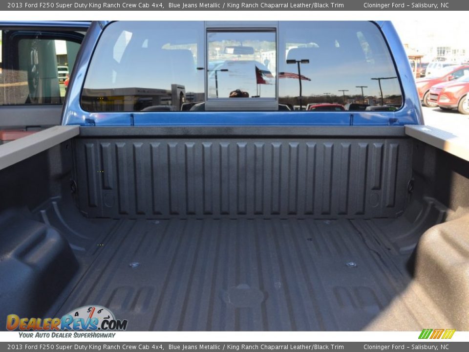 2013 Ford F250 Super Duty King Ranch Crew Cab 4x4 Blue Jeans Metallic / King Ranch Chaparral Leather/Black Trim Photo #25