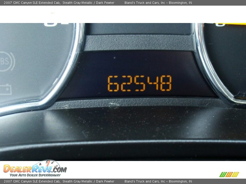 2007 GMC Canyon SLE Extended Cab Stealth Gray Metallic / Dark Pewter Photo #4