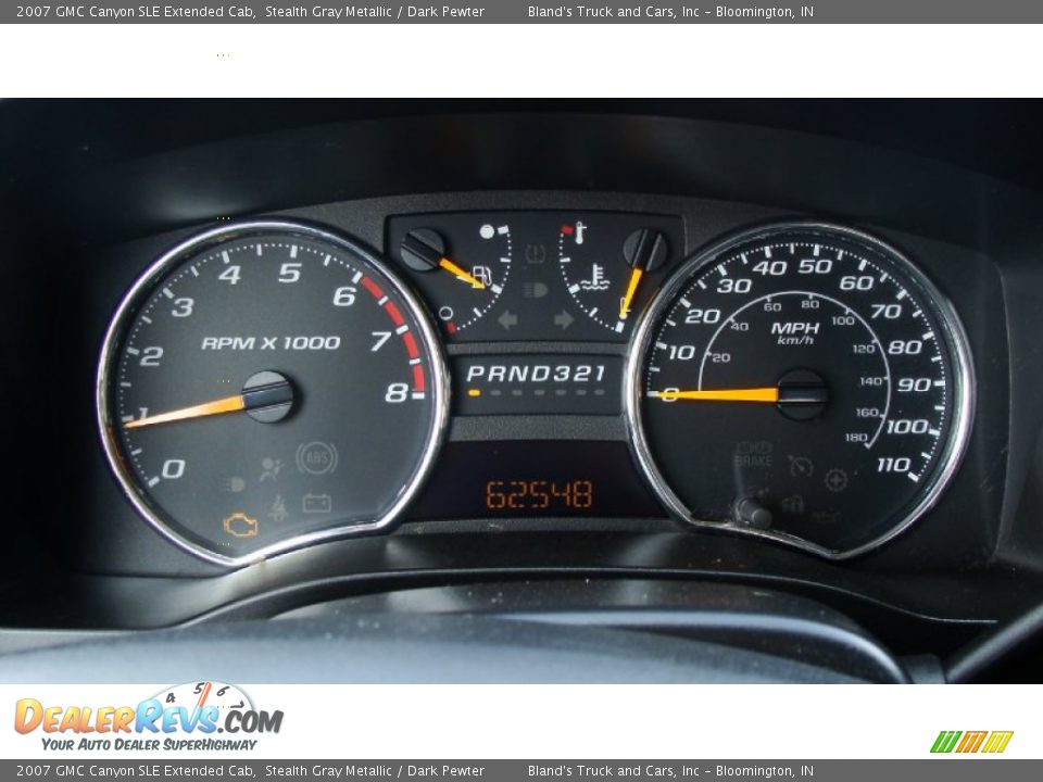 2007 GMC Canyon SLE Extended Cab Stealth Gray Metallic / Dark Pewter Photo #5